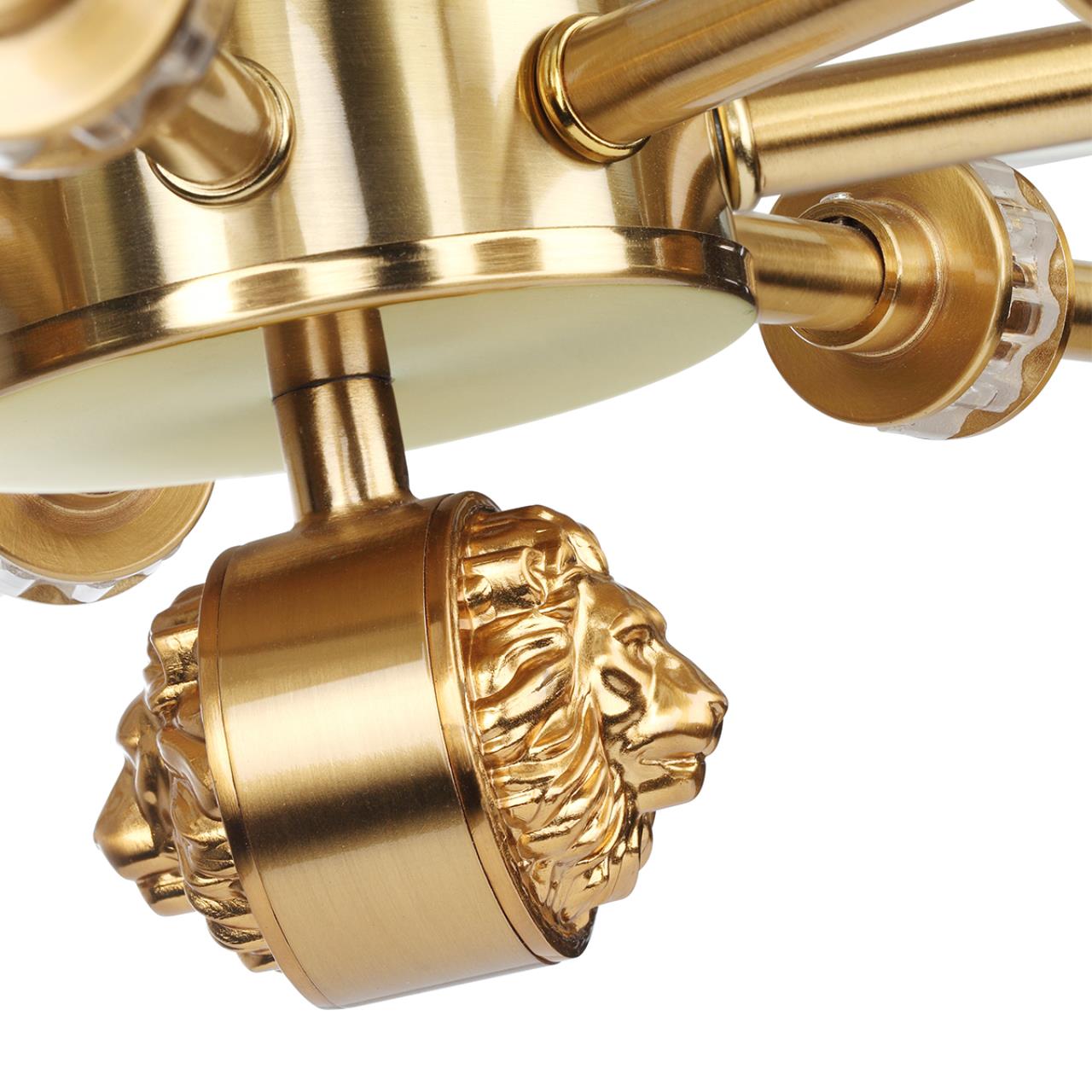 Люстра ODEON LIGHT EXCLUSIVE MODERN LION античная бронза LED 35W
