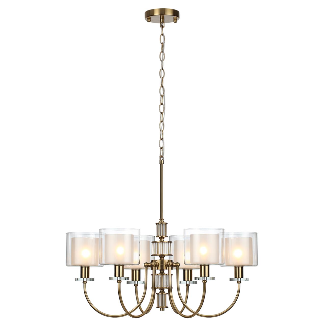 Люстра ODEON LIGHT CLASSIC SAGA античная бронза, латунь E14*6 10W