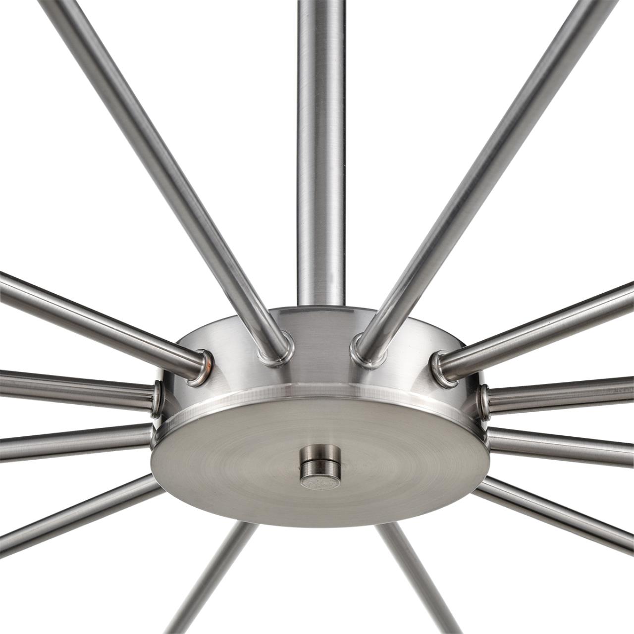Люстра на штанге LUMION COMFI MAVE никель E14*12 10W