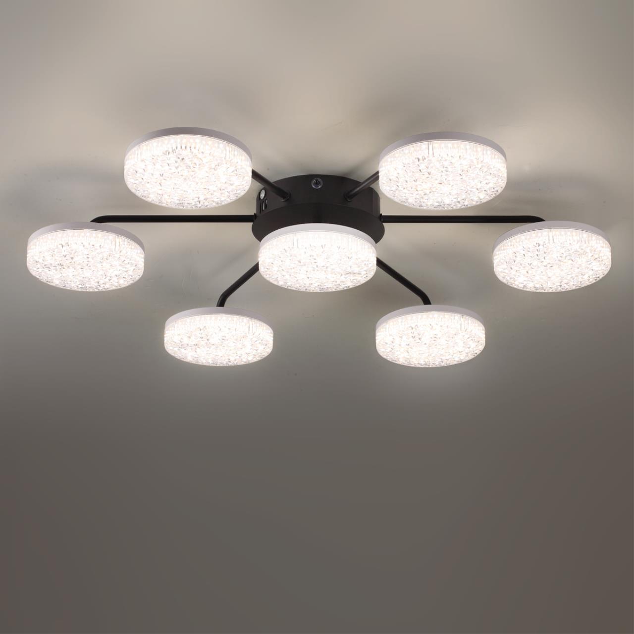 Люстра потолочная LUMION LEDIO DIDANA черный LED*1 90W