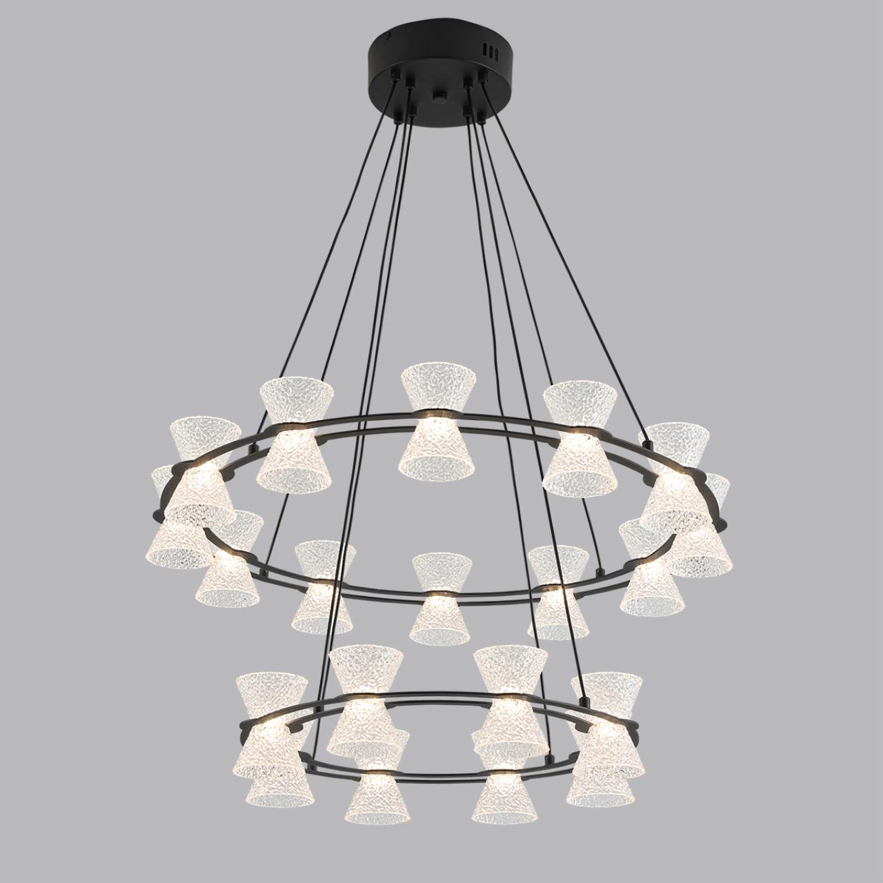 Люстра подвесная LUMION LEDIO VINORA черный LED*1 70W