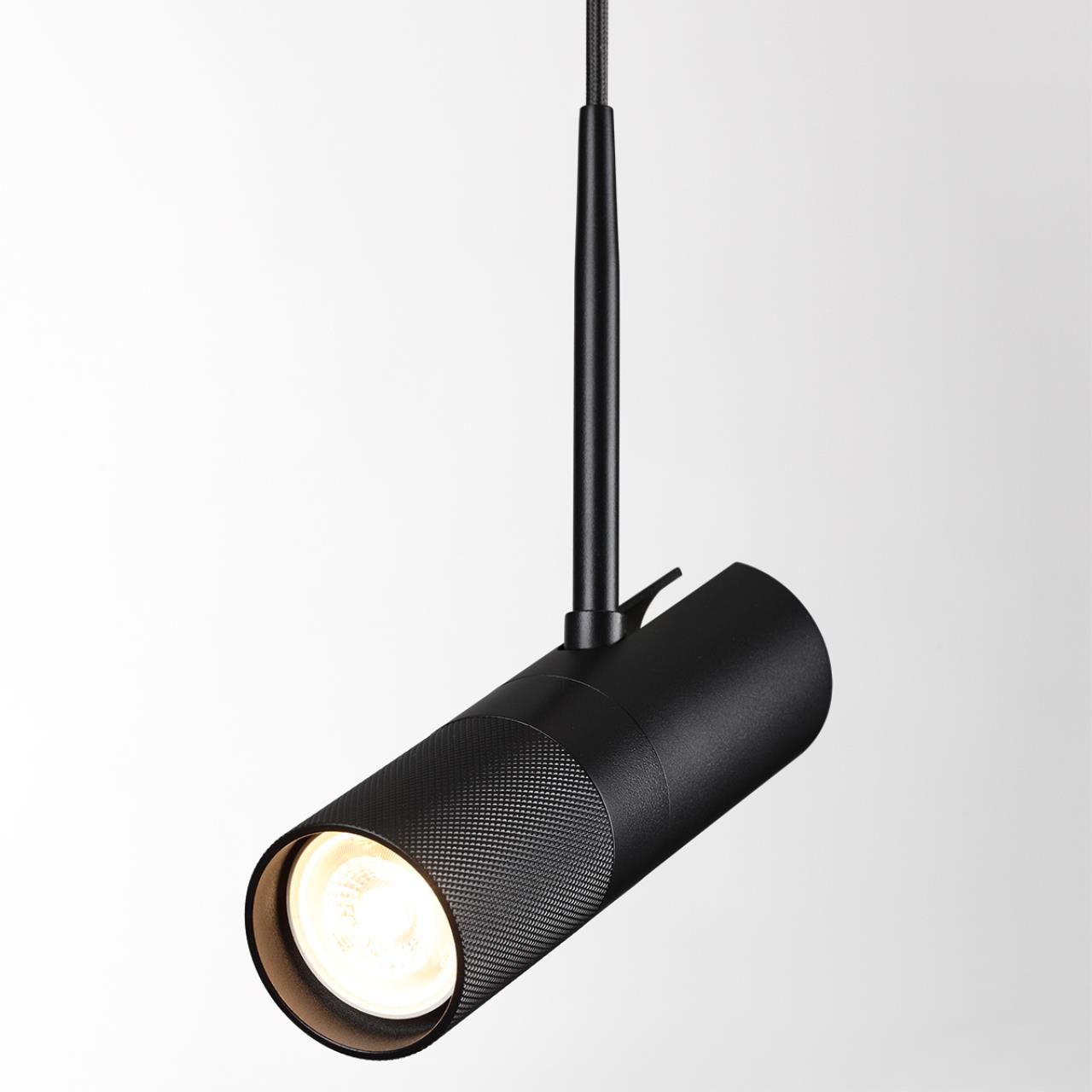 Подвесной светильник ODEON LIGHT HIGHTECH BULLET черный GU10*1 10W плафон черный