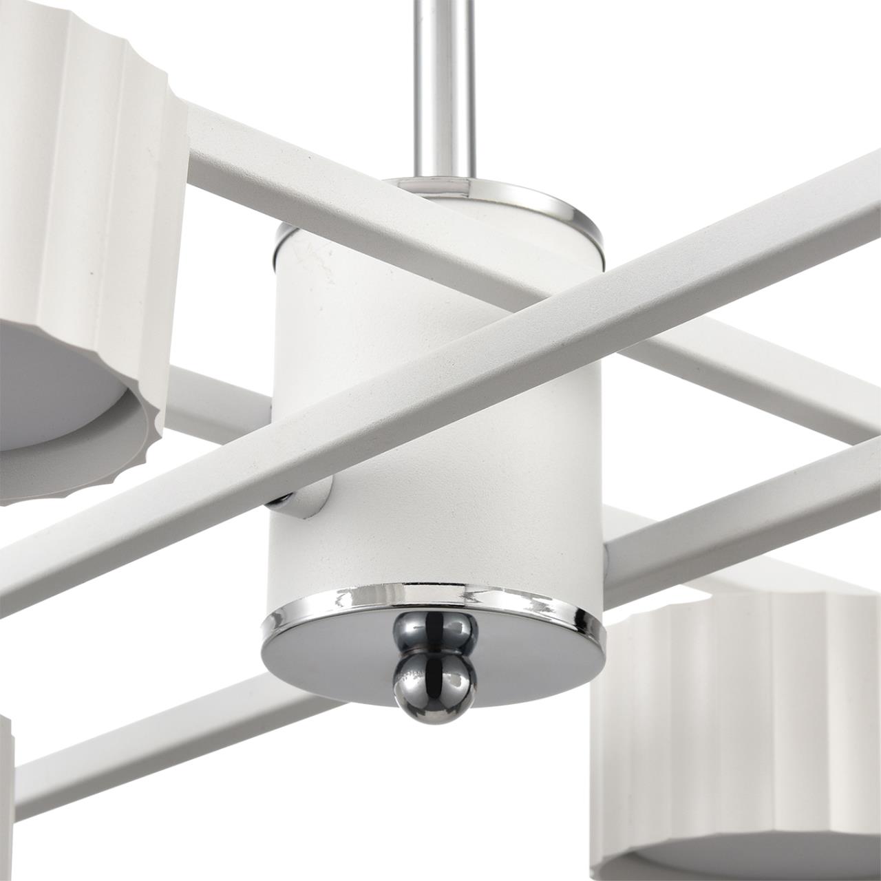 Люстра на штанге LUMION COMFI KARINA белый, хром GX53*8 10W