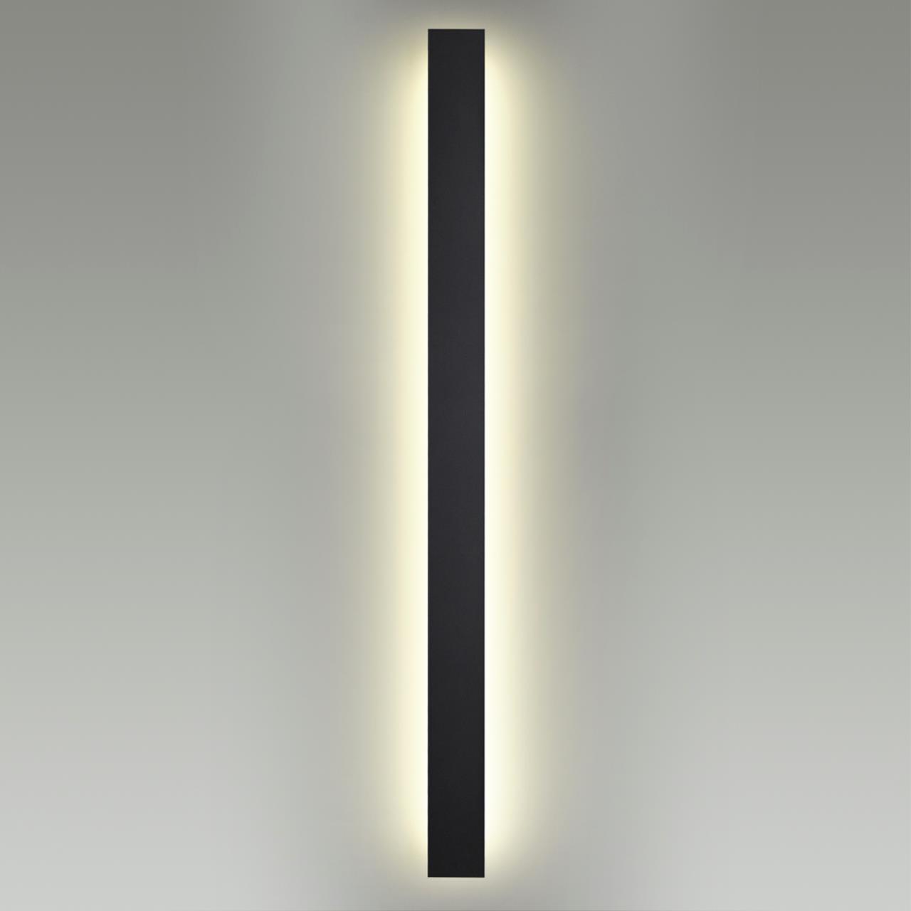 Настенный светильник ODEON LIGHT HIGHTECH FIBI черный LED*1 1*29W
