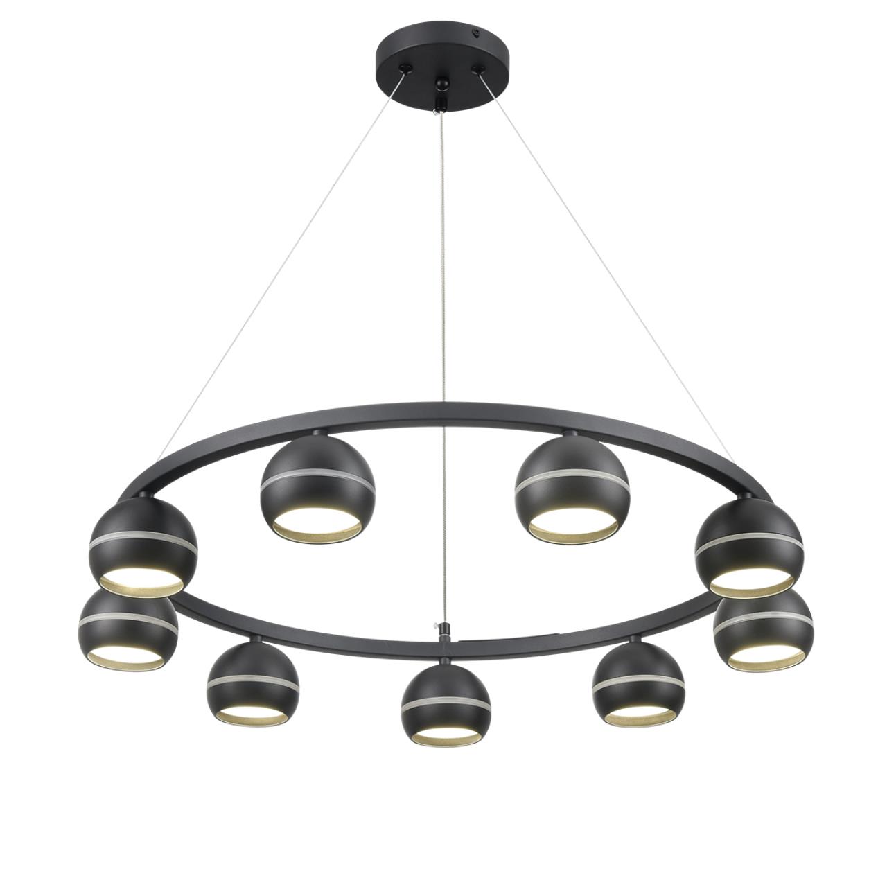 Люстра подвесная LUMION COMFI LUAZANA черный GX53*9 10W