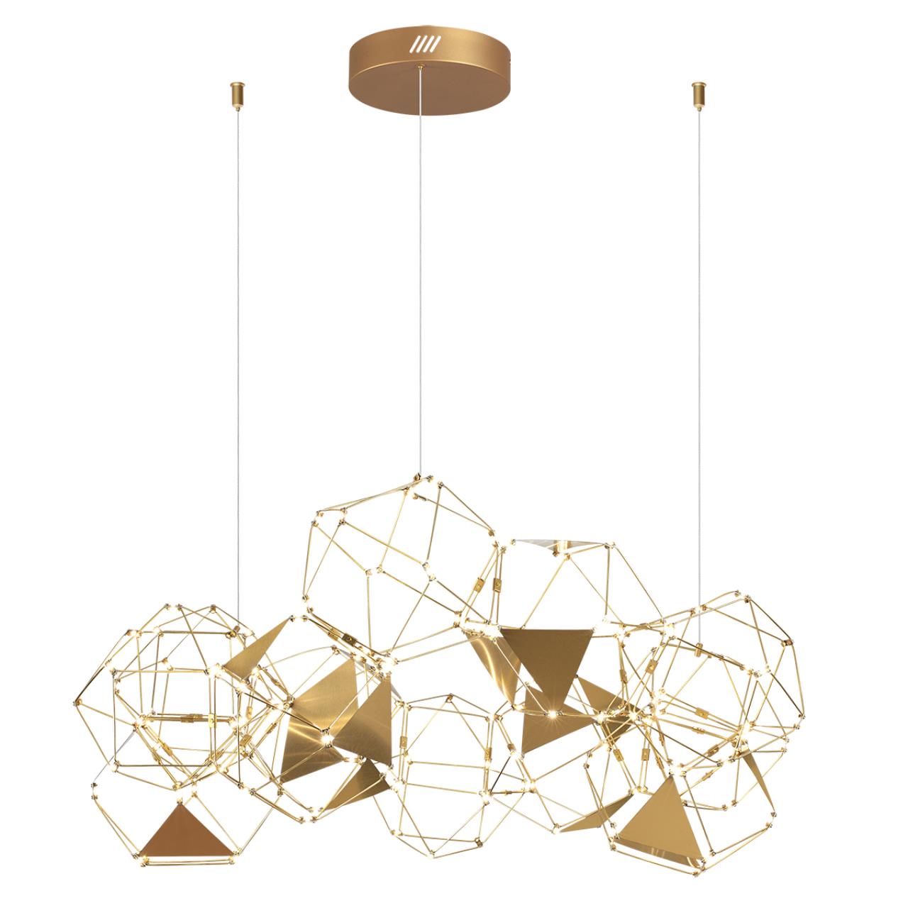 Люстра ODEON LIGHT L-VISION TRELLIS античная бронза, латунь LED*1 56W