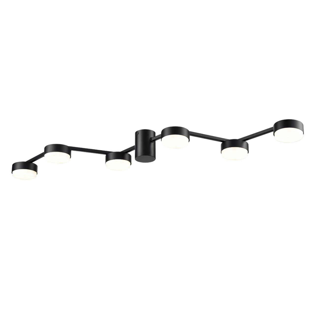 Люстра потолочная LUMION COMFI SANATA черный GX53*6 10W