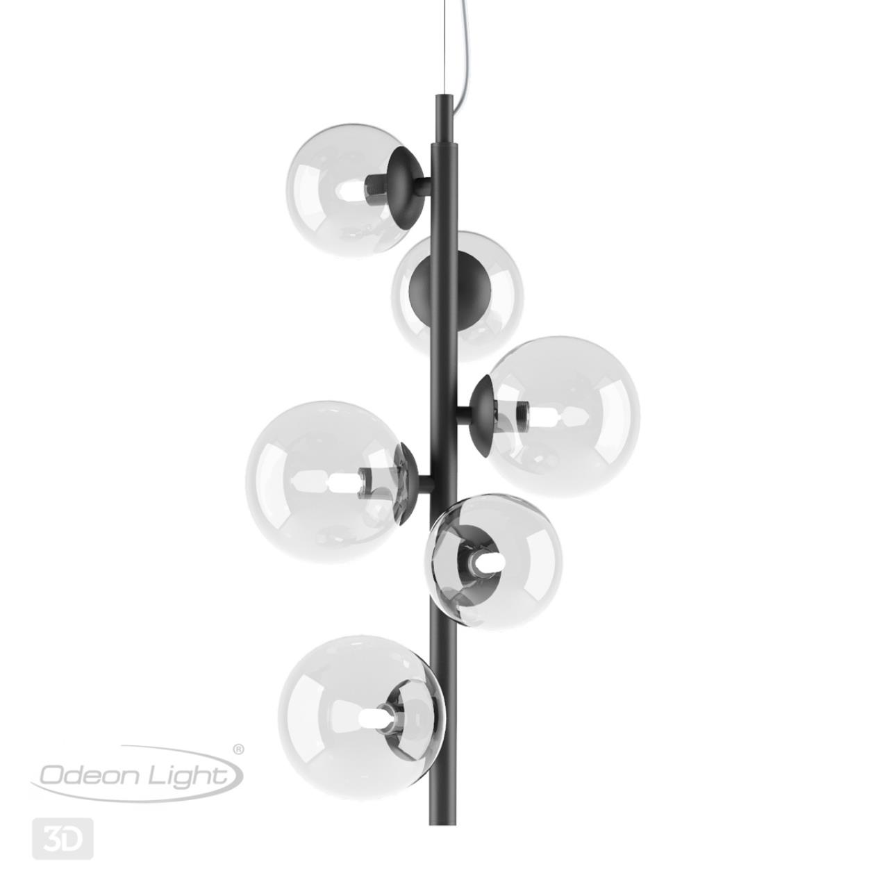 Подвес ODEON LIGHT MODERN TOVI черный