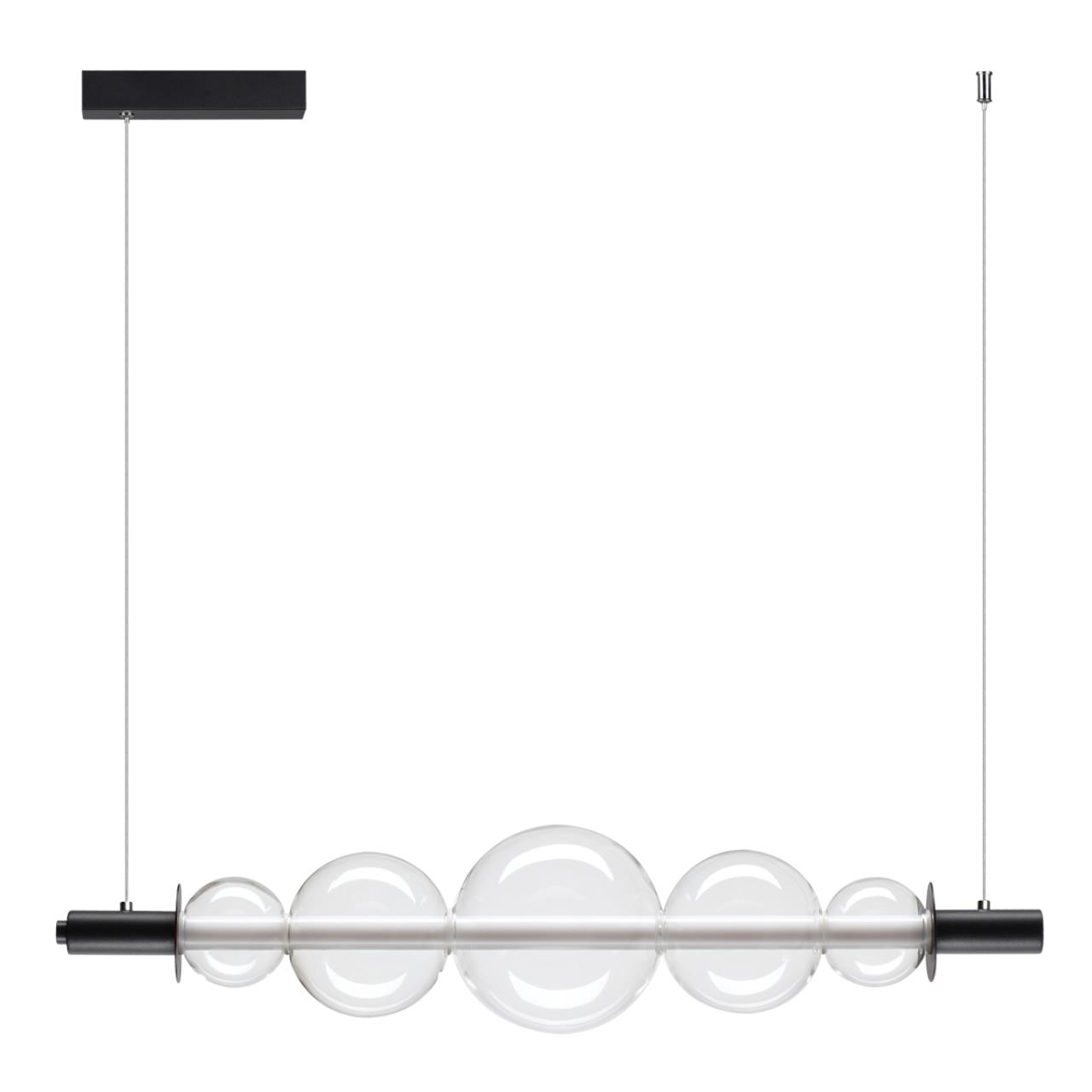 5671/10L LEDIO LN23 031 чёрный Светильник подвесной LED 10W жел, синий, фиол свет 650Лм 220V MIAMI