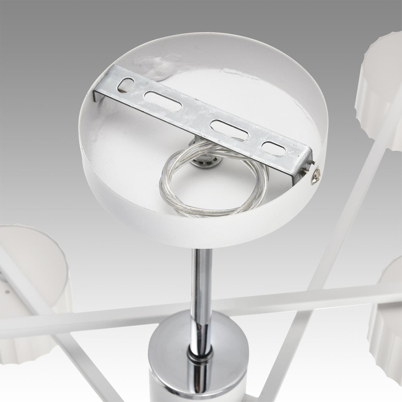 Люстра на штанге LUMION COMFI KARINA белый, хром GX53*6 10W