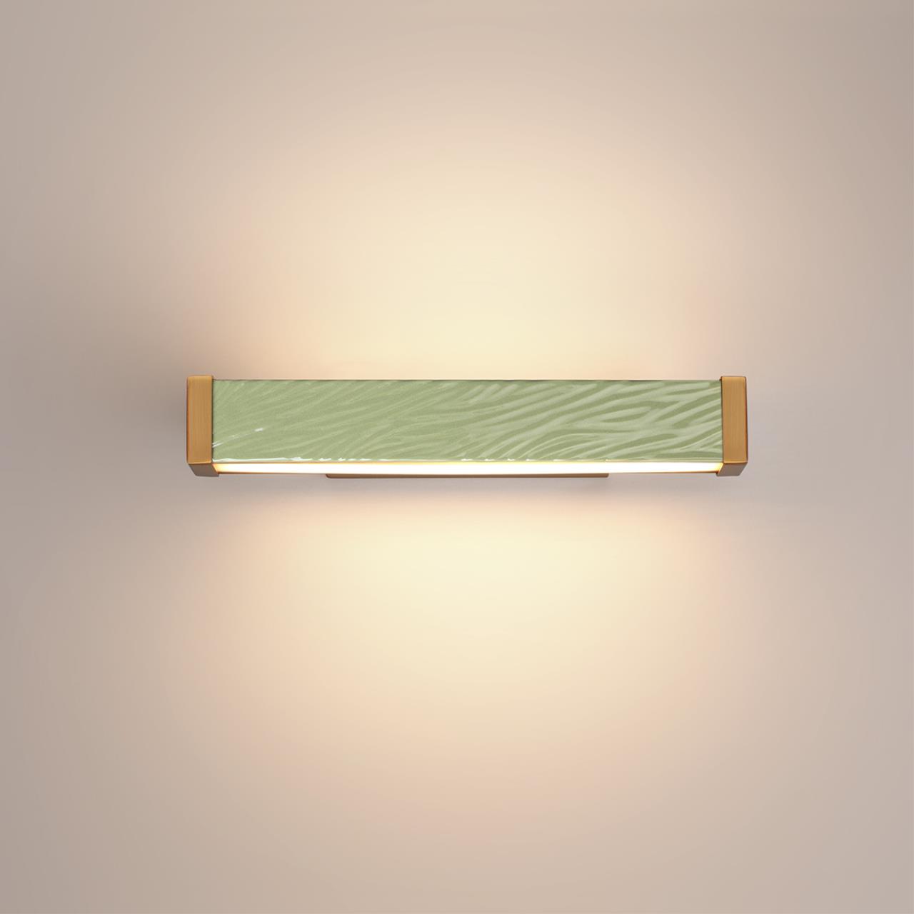 Настенный светильник с выкл. ODEON LIGHT EXCLUSIVE L-VISION RIVIERA латунь LED*1 10W 2000/3000/4000К