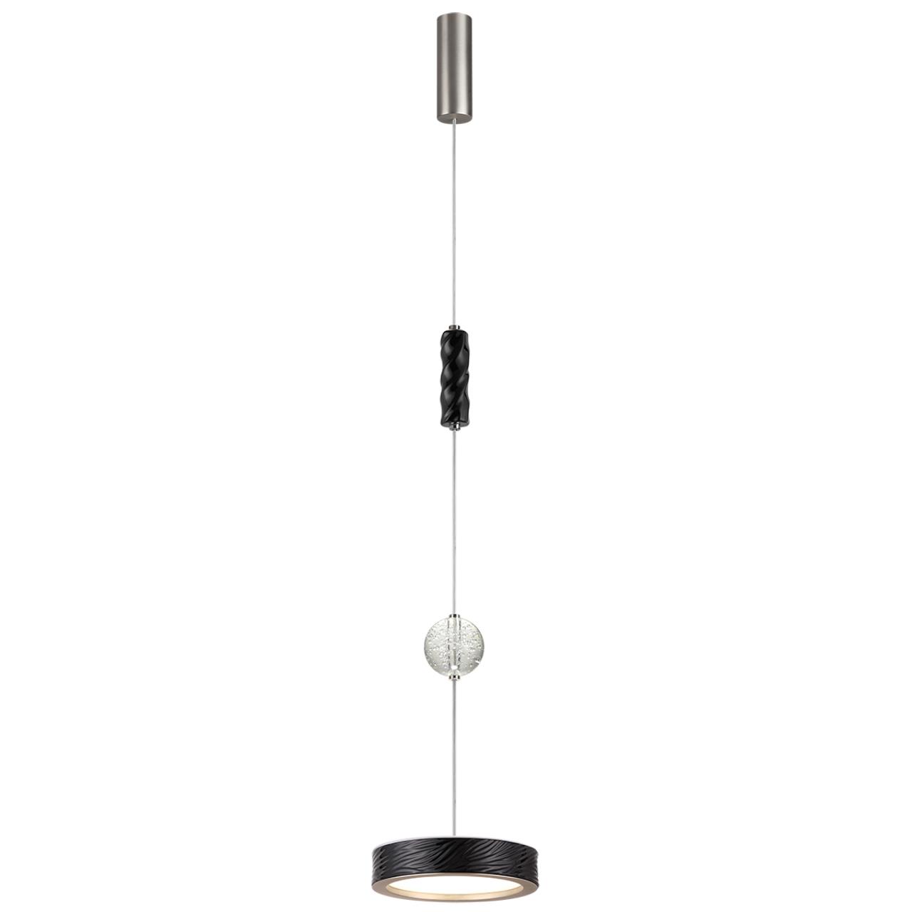 Подвес ODEON LIGHT EXCLUSIVE L-VISION RIVIERA никель LED*1 18W 2000/3000/4000К  220 мм