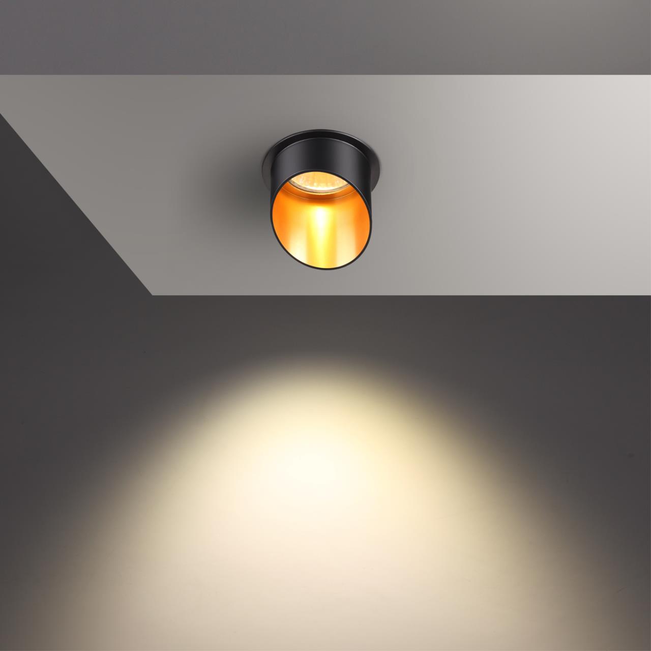 Встраиваемый светильник NOVOTECH SPOT BUTT черный GU10*1 10W