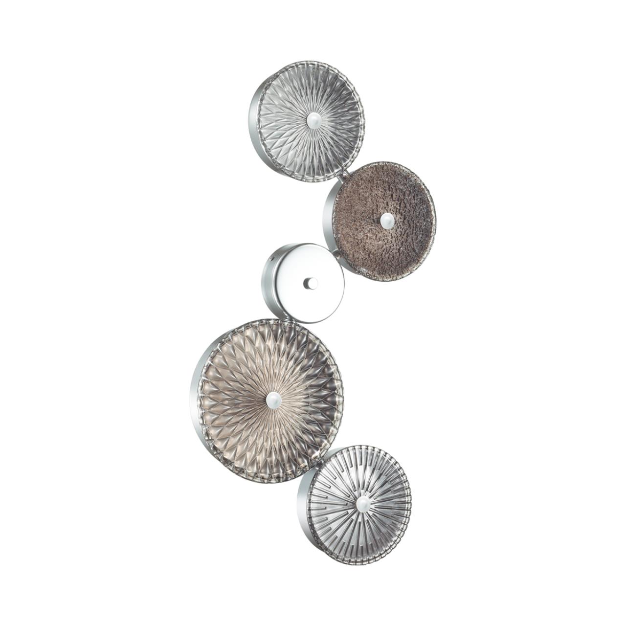 Бра ODEON LIGHT EXCLUSIVE L-VISION CARAMELLA хром LED*1 26W