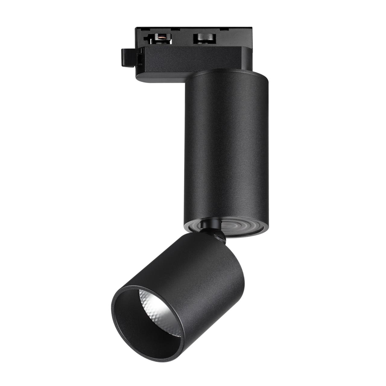Светильник светодиодный однофазный трехжильный трековый NOVOTECH PORT TUBO черный LED 10W