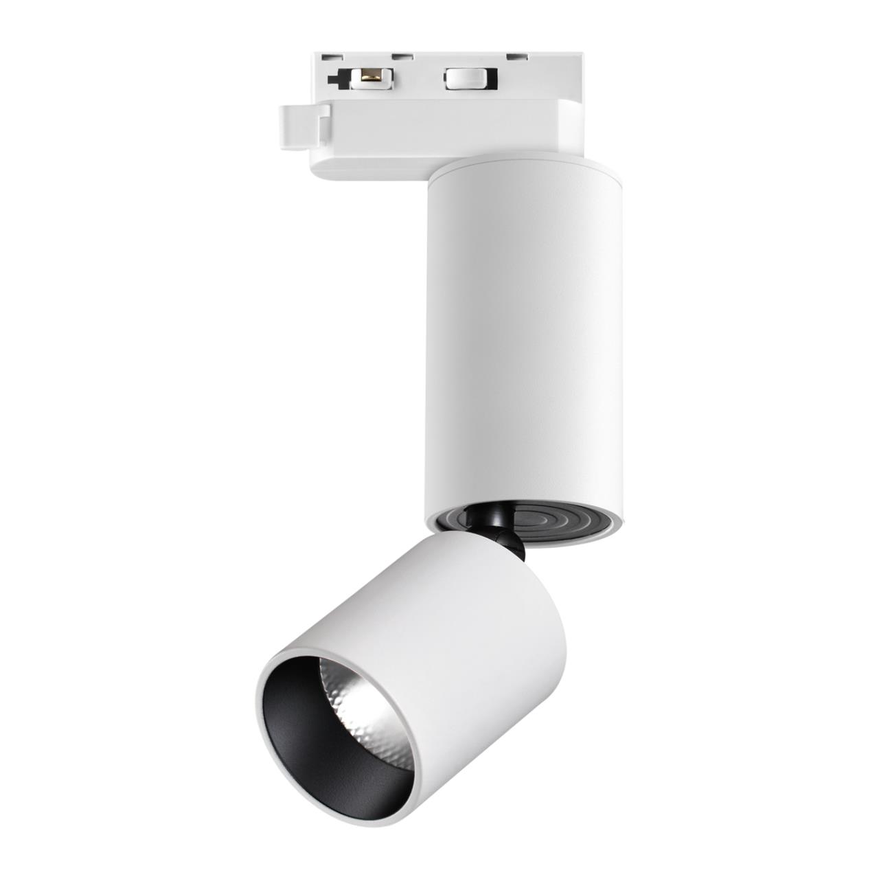 Светильник светодиодный однофазный трехжильный трековый NOVOTECH PORT TUBO белый LED 10W
