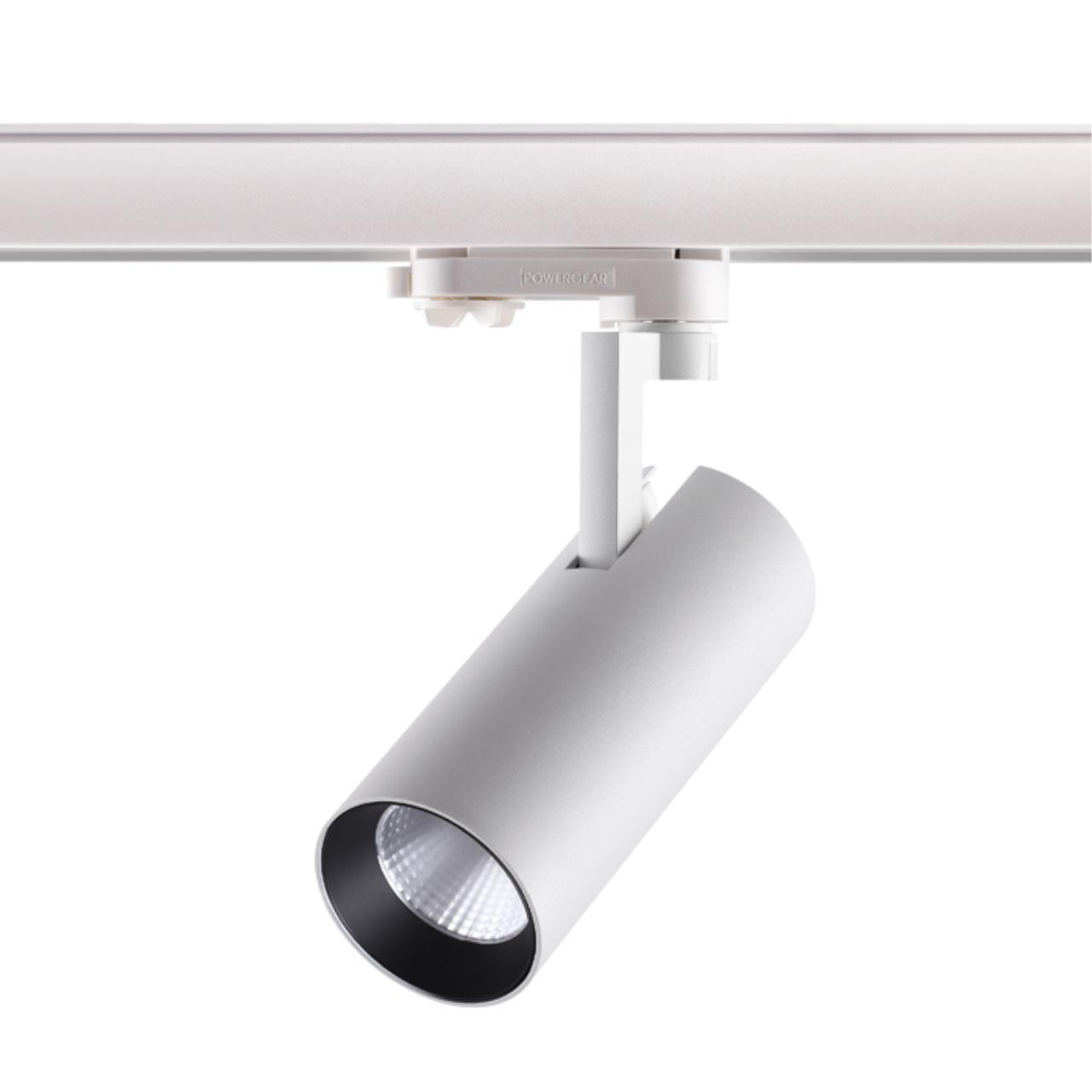 Трехфазный трековый светодиодный светильник NOVOTECH PORT HELIX белый LED*1 20W