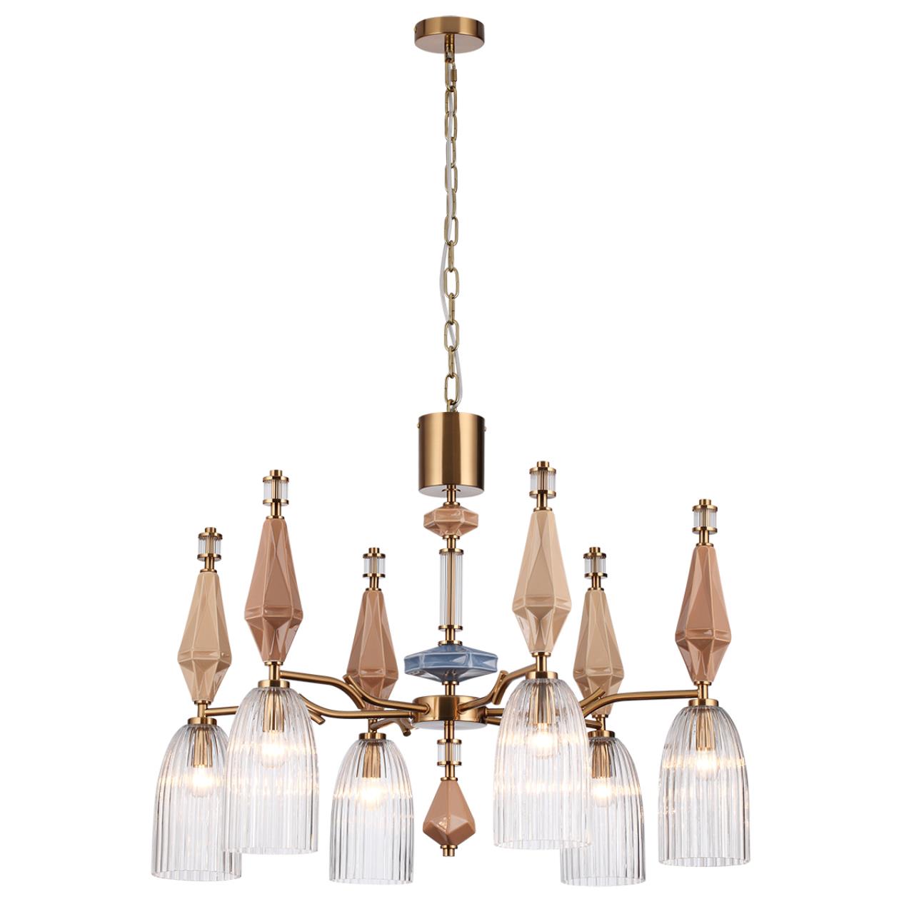 Люстра ODEON LIGHT EXCLUSIVE MODERN TERRA античная бронза, латунь E14*6 10W