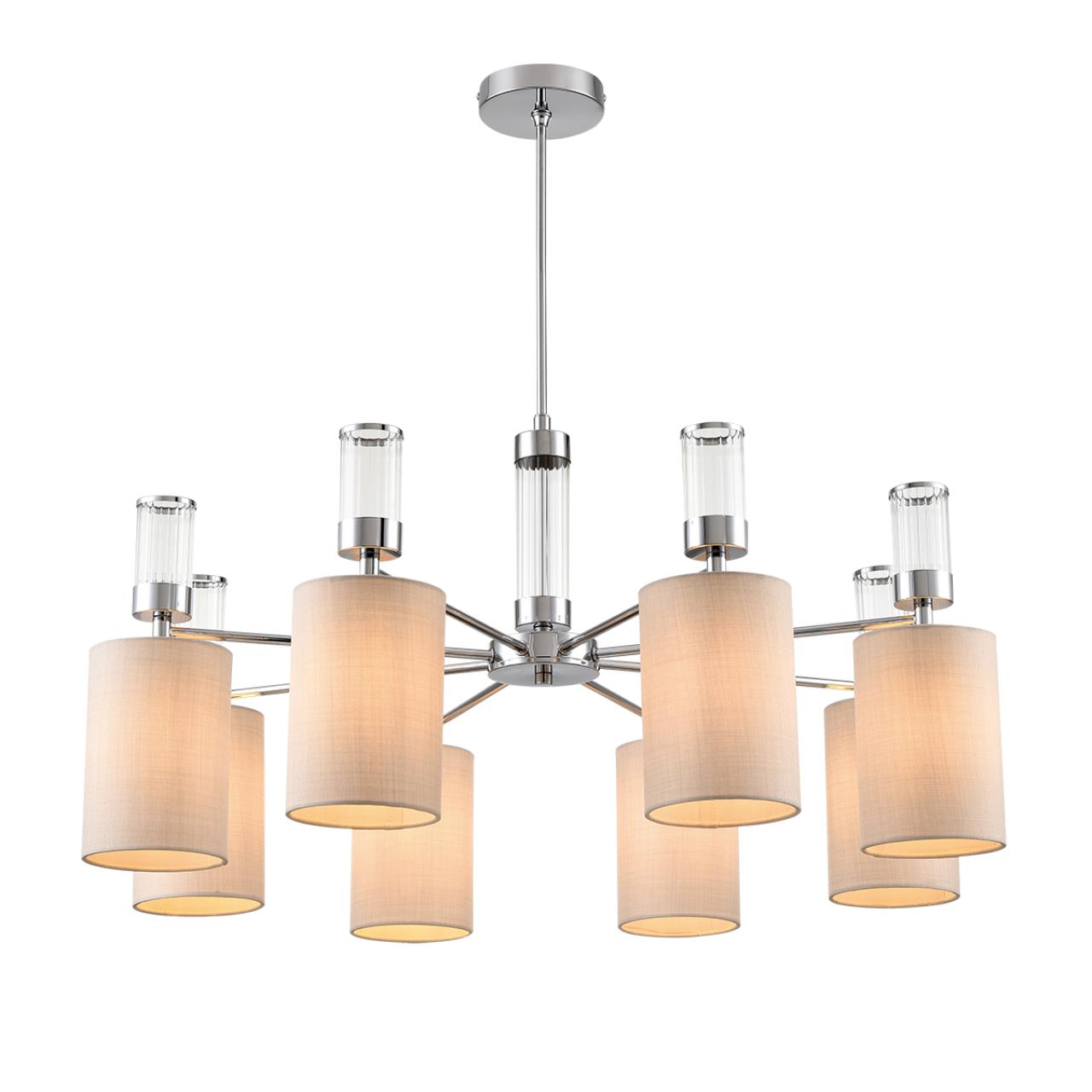 Люстра на штанге LUMION MODERNI ARNIKA хром E14*8 10W