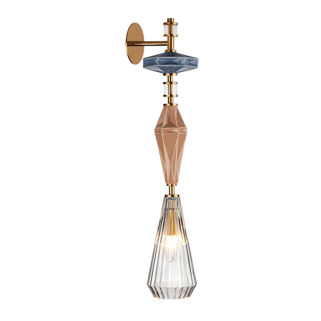 Настенный светильник ODEON LIGHT EXCLUSIVE MODERN TERRA античная бронза/терракот E14*1