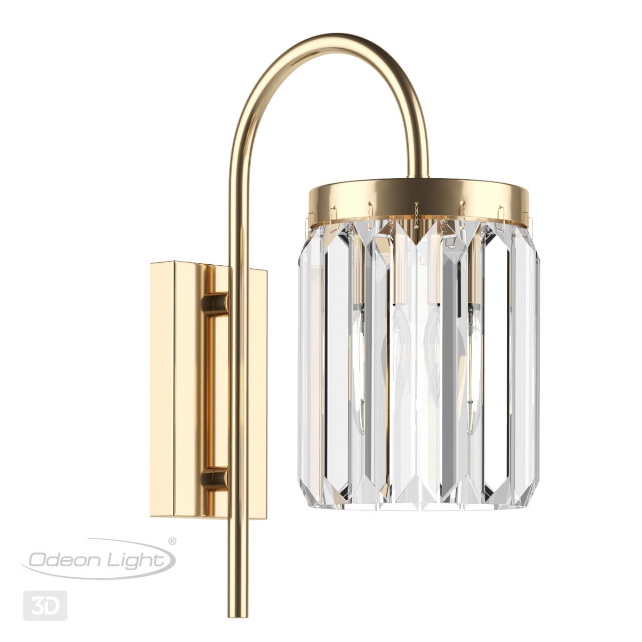 Настенный светильник ODEON LIGHT CLASSIC VASSA золотой