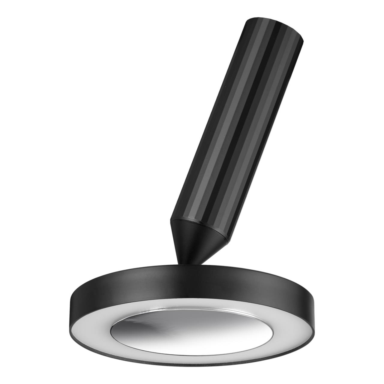Светильник накладной светодиодный NOVOTECH OVER MIRROR черный LED*1 18W 3000К плафон черный