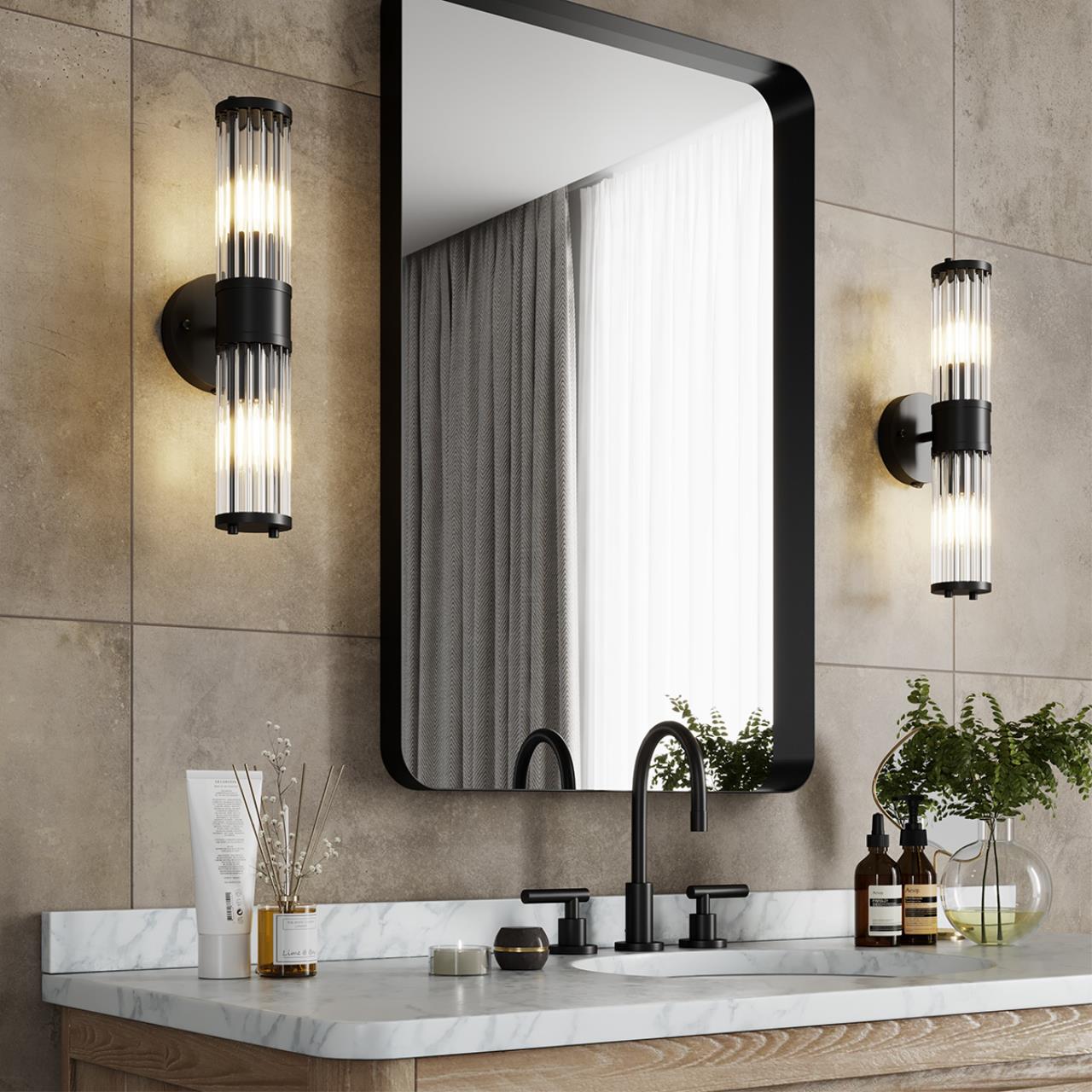 Настенный светильник ODEON LIGHT DROPS KEPA черный