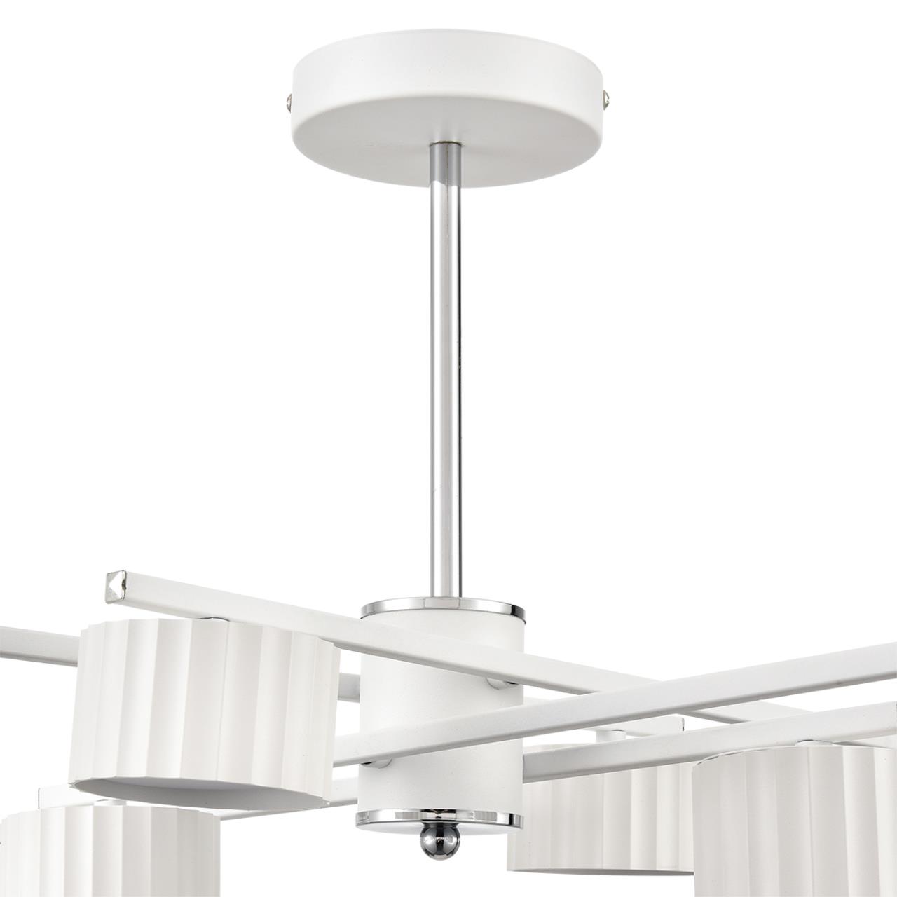 Люстра на штанге LUMION COMFI KARINA белый, хром GX53*8 10W