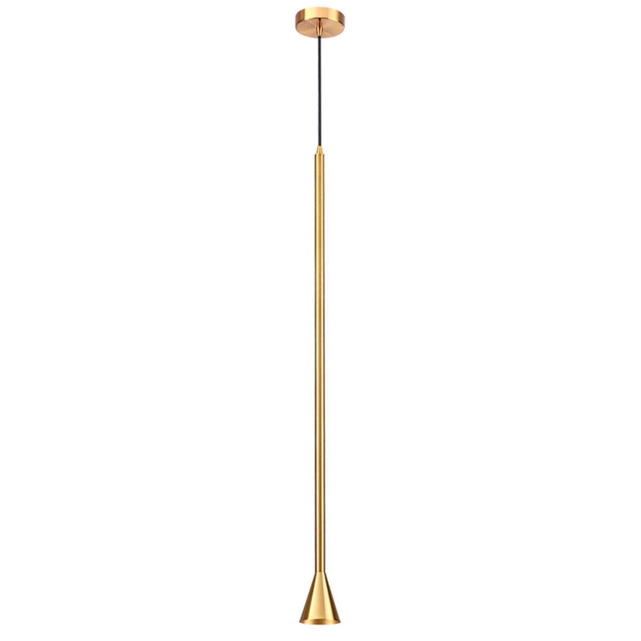 Подвесной светильник ODEON LIGHT HIGHTECH PIPA золотой