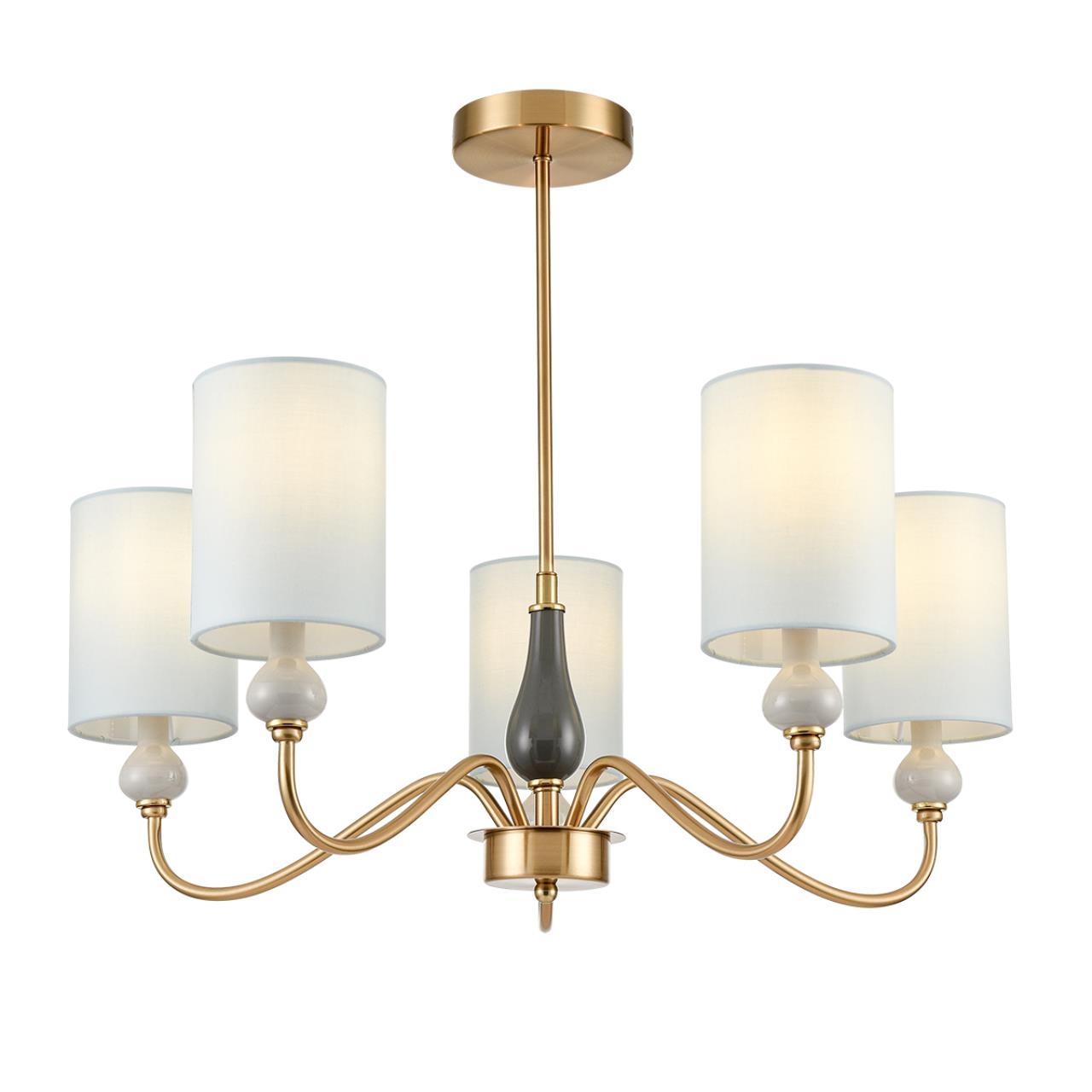 Люстра на штанге LUMION CLASSI ANRI латунь E14*5 10W