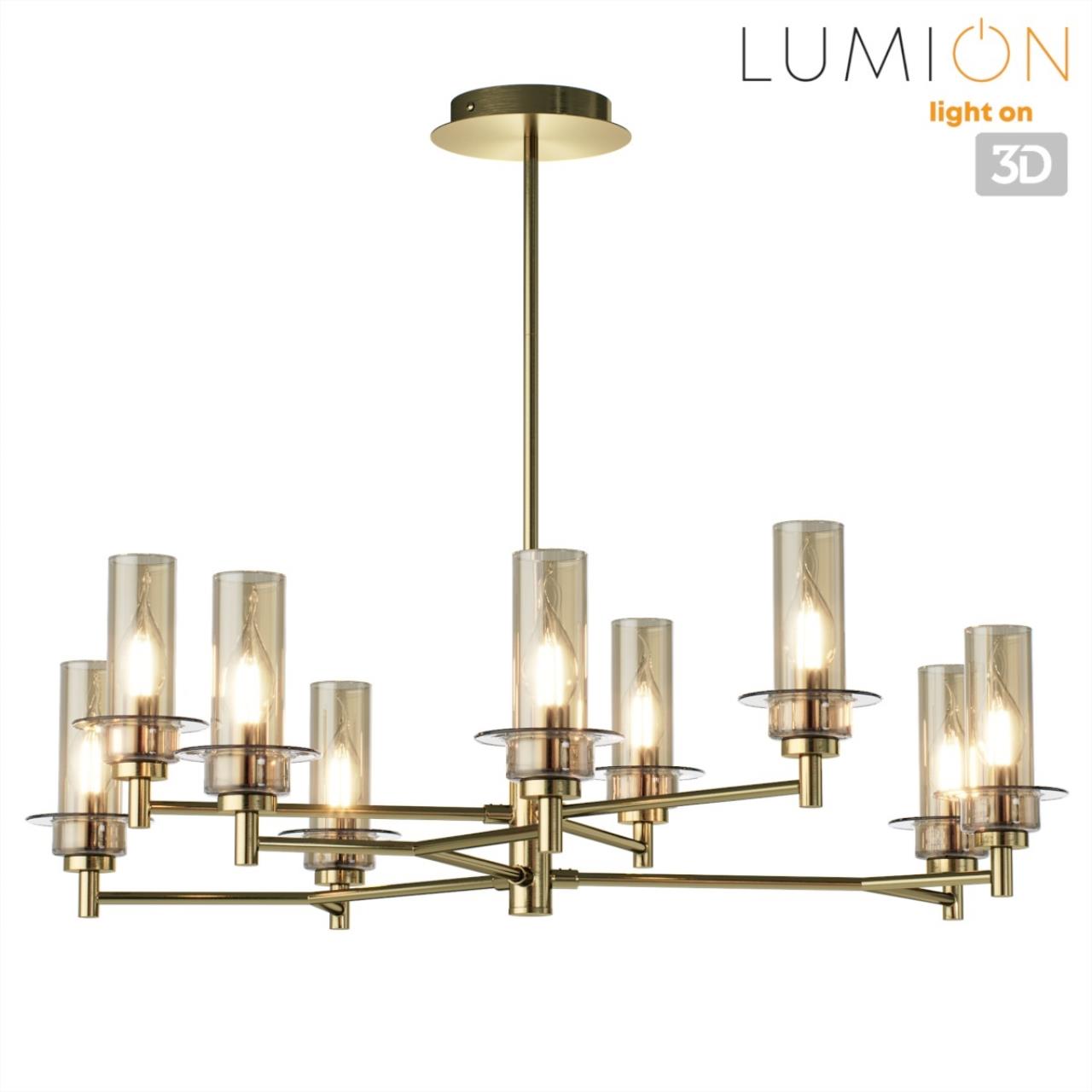 Люстра на штанге LUMION CLASSI MADONNA бронзовый E14*9 10W