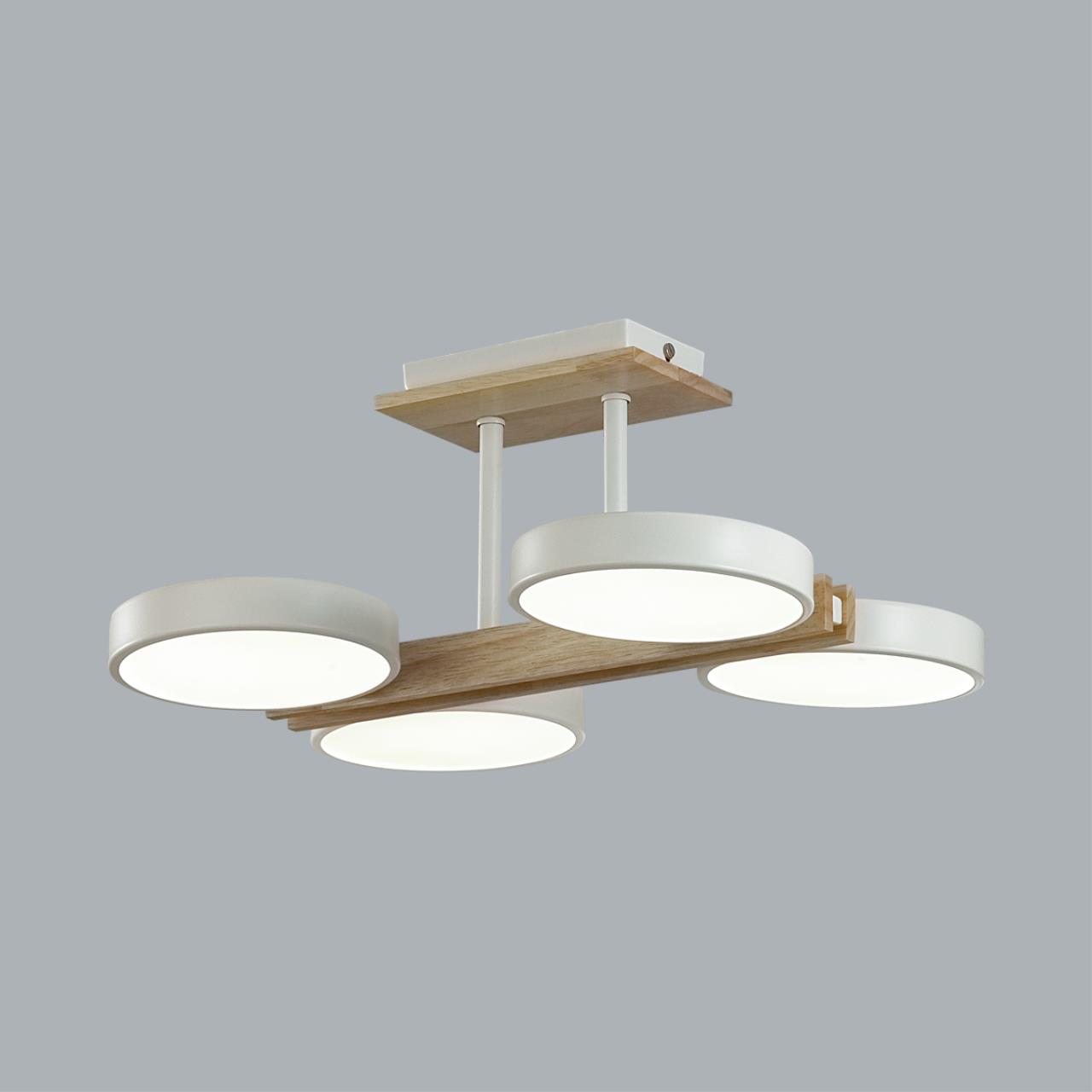 Люстра потолочная LUMION LEDIO PLATO белый LED*4 4*18W