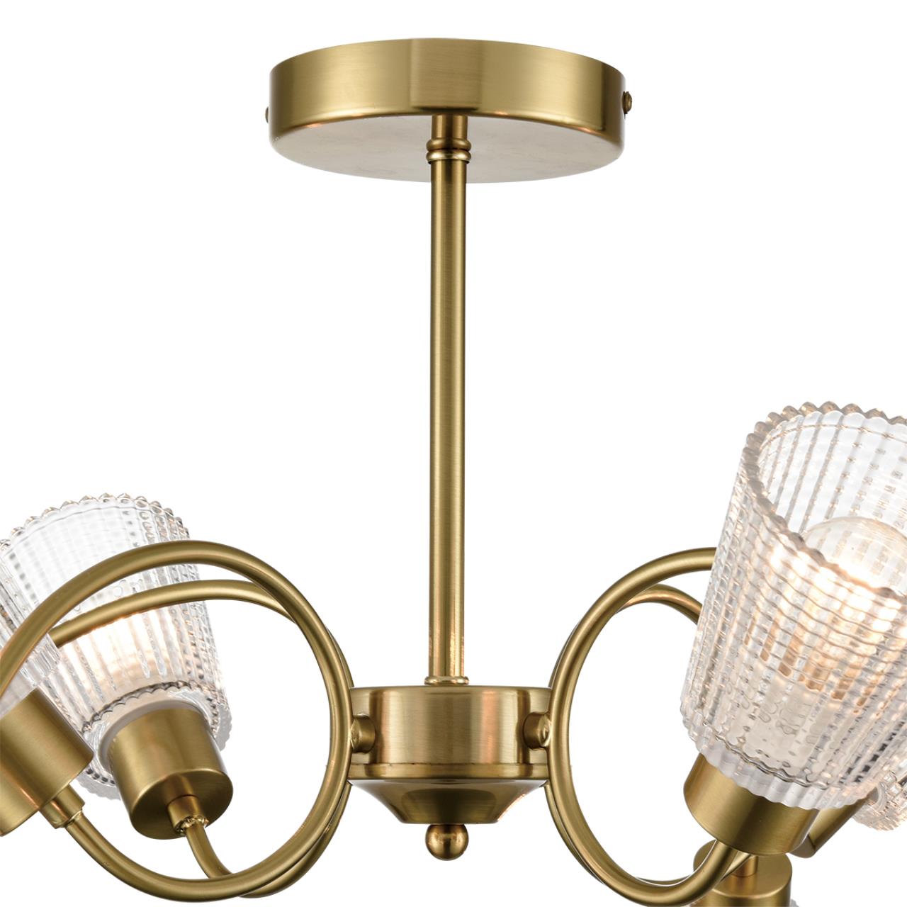 Светильник потолочный LUMION COMFI IMANA медный E14*8 10W