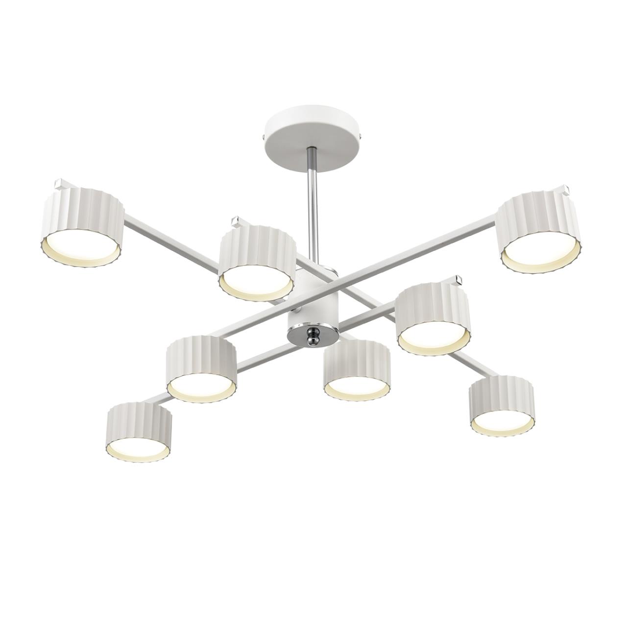 Люстра на штанге LUMION COMFI KARINA белый, хром GX53*8 10W