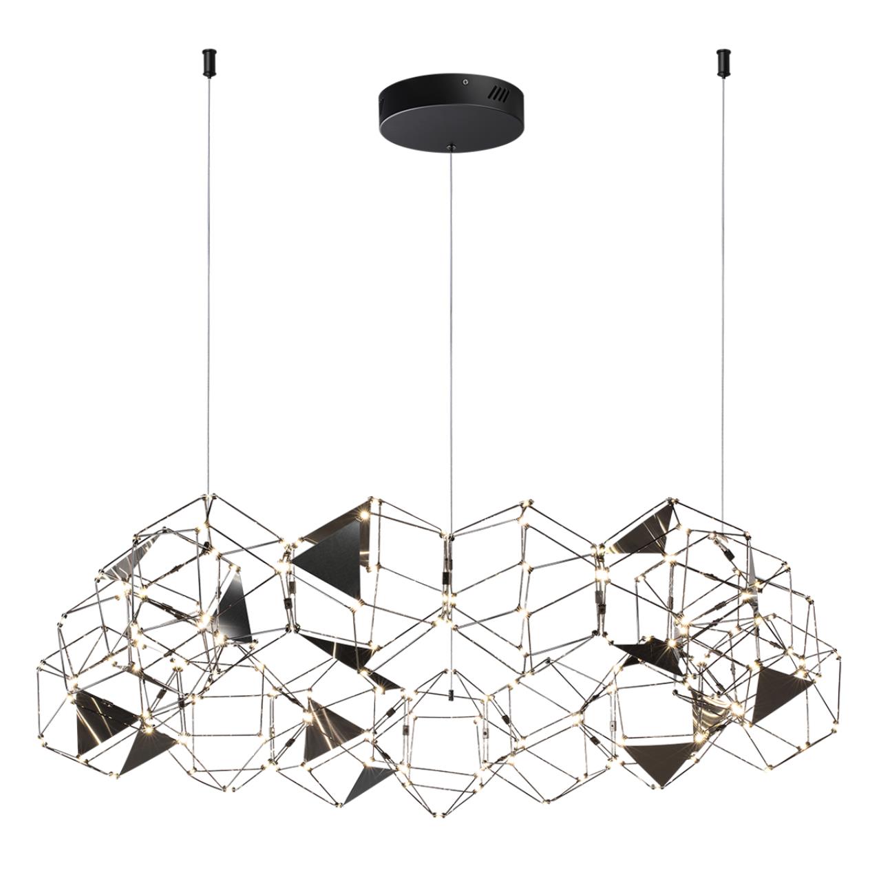 Люстра ODEON LIGHT L-VISION TRELLIS черный LED*1 68W