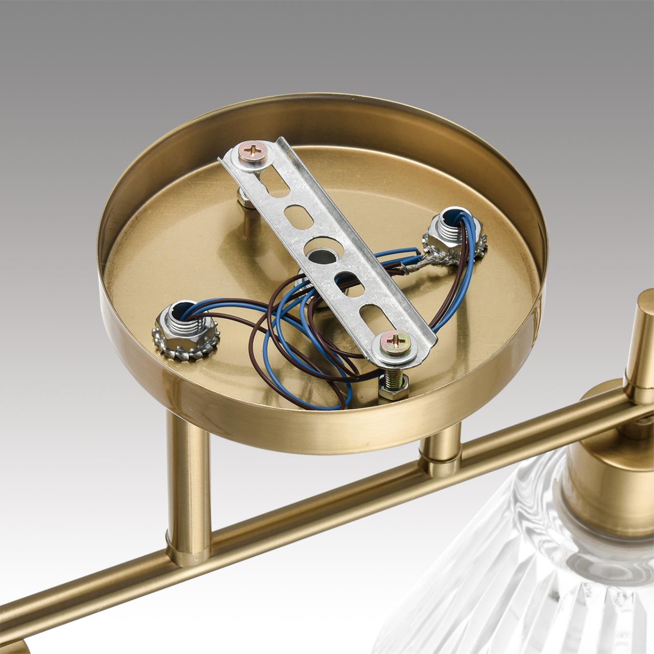 Люстра потолочная LUMION COMFI VIVIAN латунь E14*4 10W