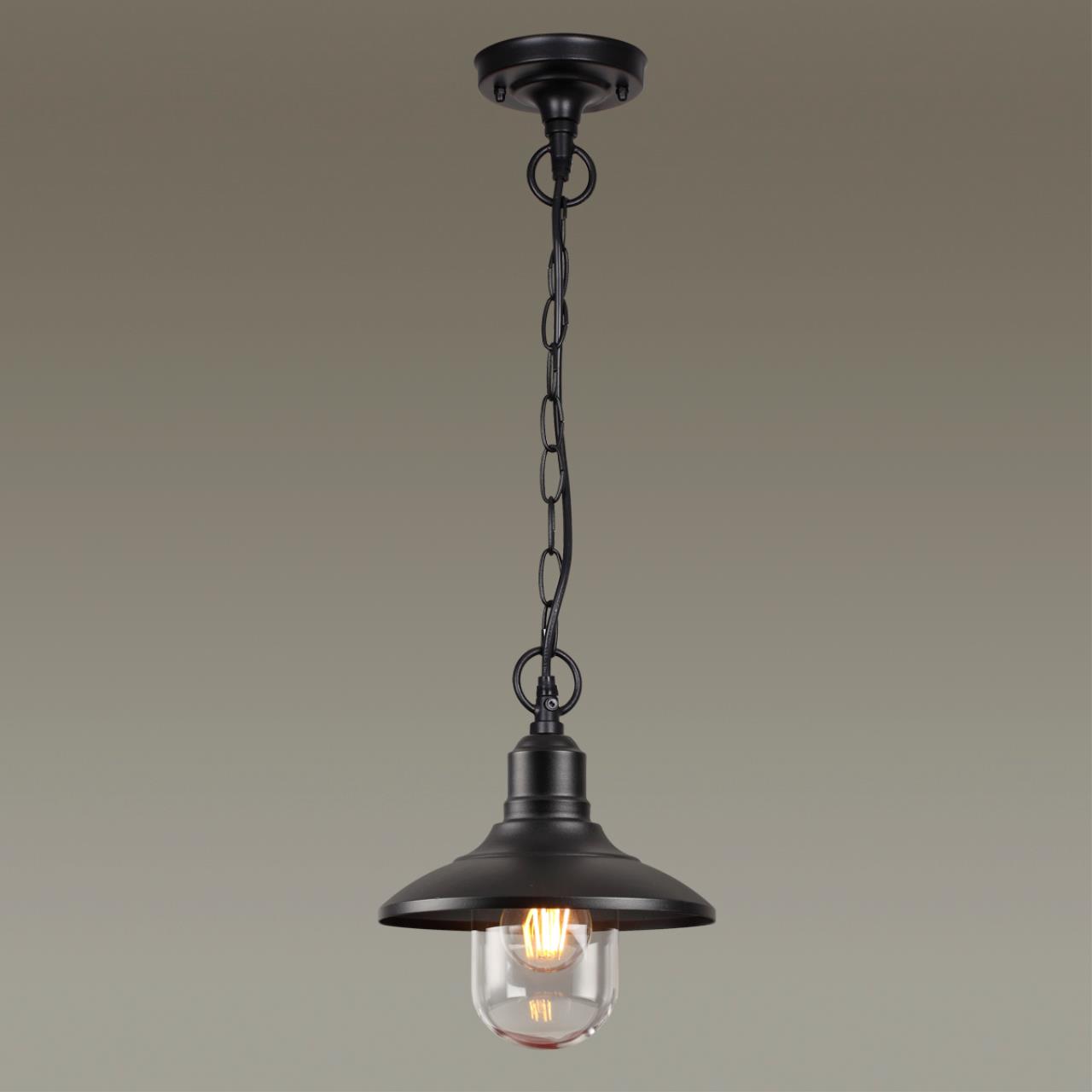 Уличный светильник-подвес ODEON LIGHT NATURE CAMPA черный