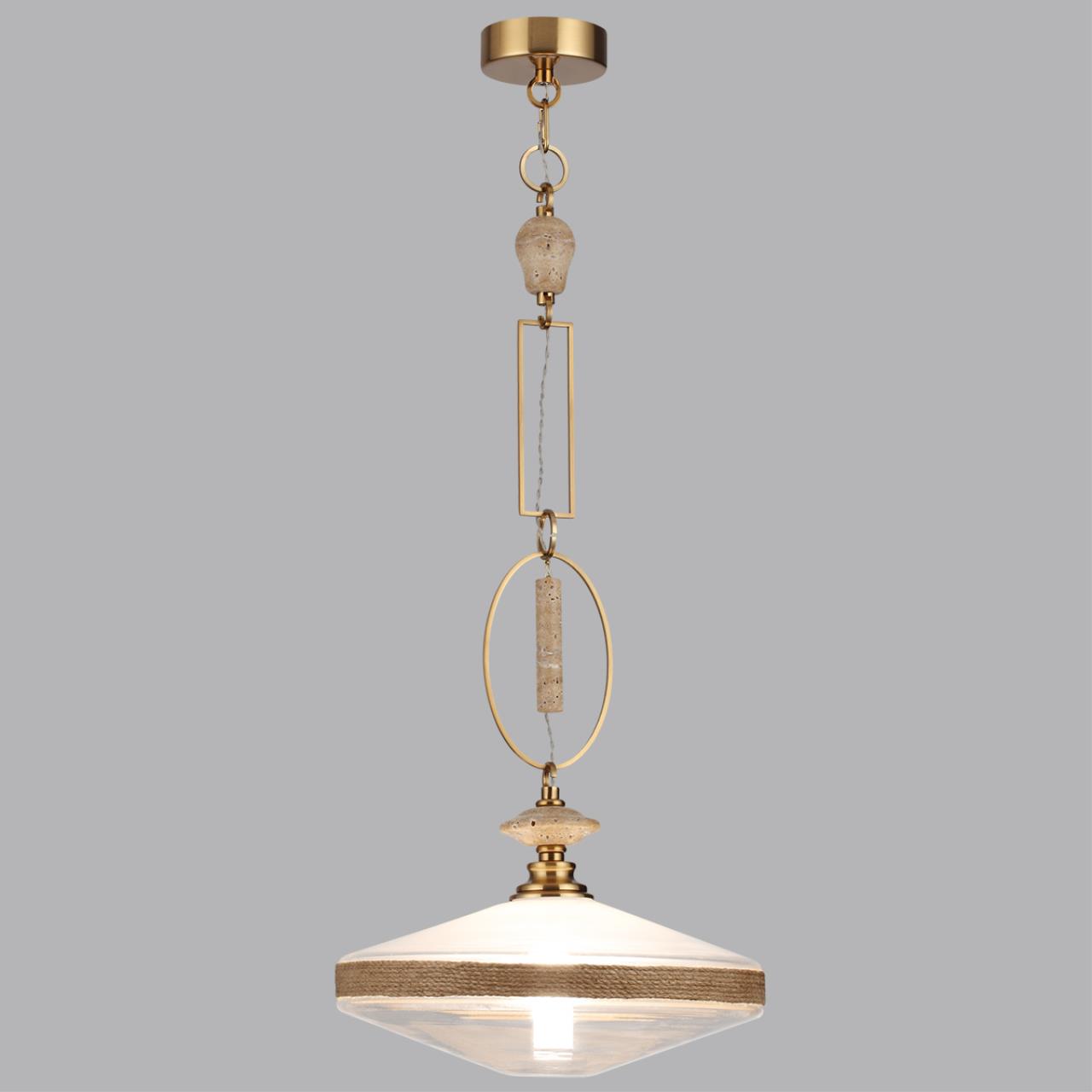 Подвес ODEON LIGHT EXCLUSIVE PENDANT KREMA латунь G9*1 10W плафон прозрачный